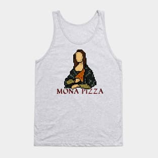 Mona Pizza - Pixel Art Tank Top